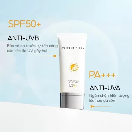 Kem chống nắng Perfect Diary Moisturizing UV Shield Cream