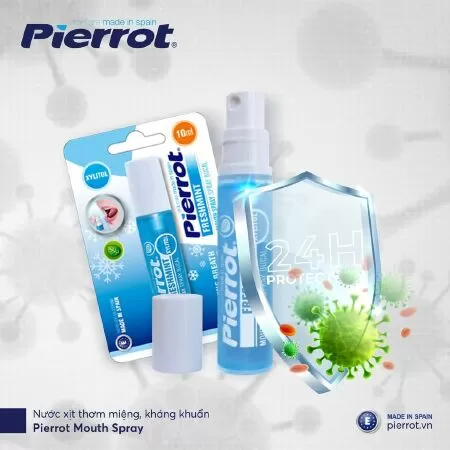 Xịt hôi miệng, diệt khuẩn Pierrot