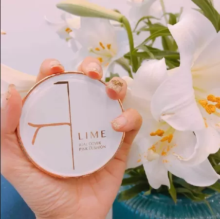 Phấn nước Lime Real Cover Pink Cushion SPF50+ PA+++