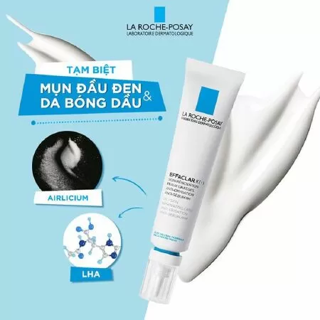 Kem điều trị mụn đầu đen La Roche Posay Effaclar K+