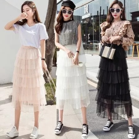 Chân váy nhiều tầng