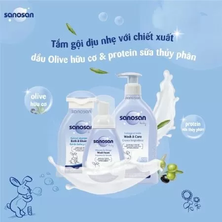 Dầu gội cho bé Sanosan