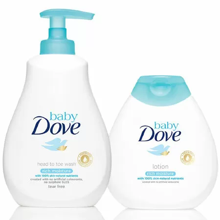 Sữa tắm gội toàn thân Baby Dove Nuôi Dưỡng Chuyên Sâu
