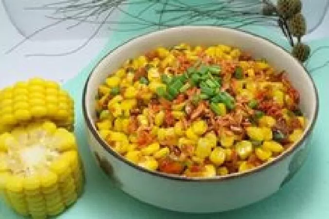 Bắp xào trứng muối