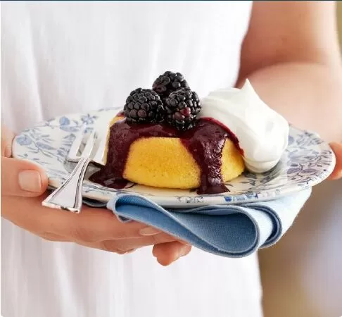 Công thức bánh bông lan mâm xôi đen