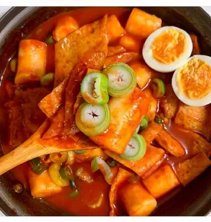Tokbokki phô mai chả cá