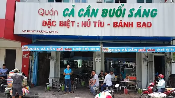Hủ tiếu bánh bao Cả Cần