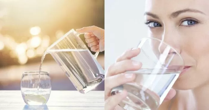 Uống một cốc nước trong khi chờ đợi