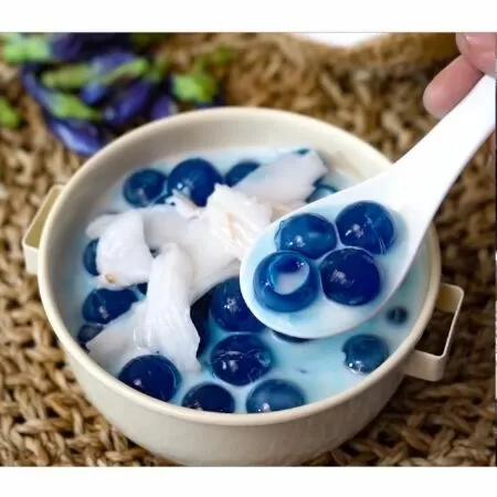 Chè bột lọc hoa đậu biếc