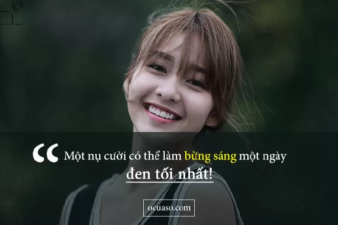 Nở nụ cười với tất cả mọi người