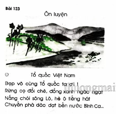 Ta đi tới - Tố Hữu (trích đoạn Tổ quốc Việt Nam trong bài 123 trang 88)