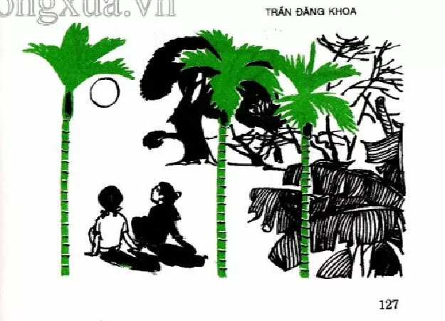 Trăng sáng sân nhà em - Trần Đăng Khoa (tập đọc trang 127 có bỏ 3 câu cuối)