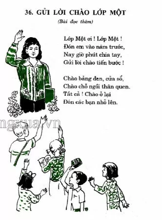 Gửi lời chào lớp 1 - Hữu Tưởng