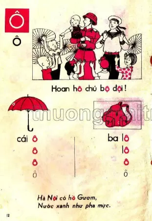 Top 27 đoạn thơ từng xuất hiện trong sách Học vần lớp 1 tập 1 (1981) - phần chữ