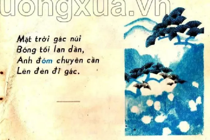 Top 17 đoạn thơ đã từng xuất hiện trong sách Học vần lớp 1 tập 1 (1981) - phần vần