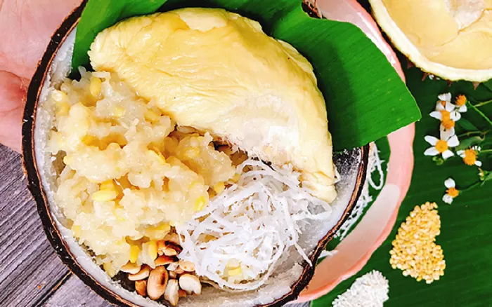 Xôi sầu riêng