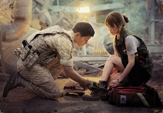 Song Joong Ki và Song Hye Kyo (Hậu Duệ Mặt Trời)