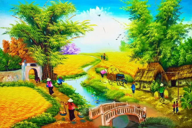 Bức tranh quê - Hà Thu