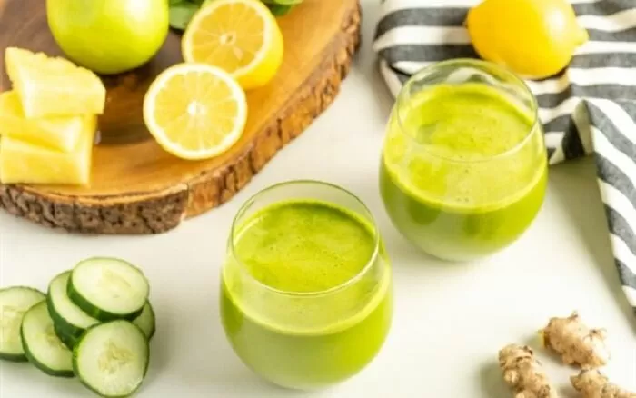 Nước ép dưa chuột và dứa