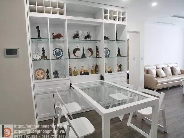Bàn ăn thông minh tân cổ điển
