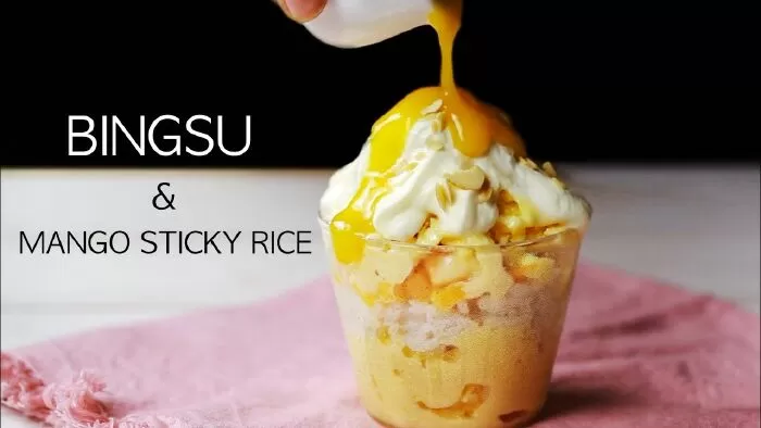 Bingsu xôi xoài phô mai