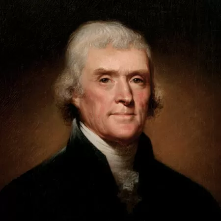 Thomas Jefferson (13/04/1743 - 04/07/1826)