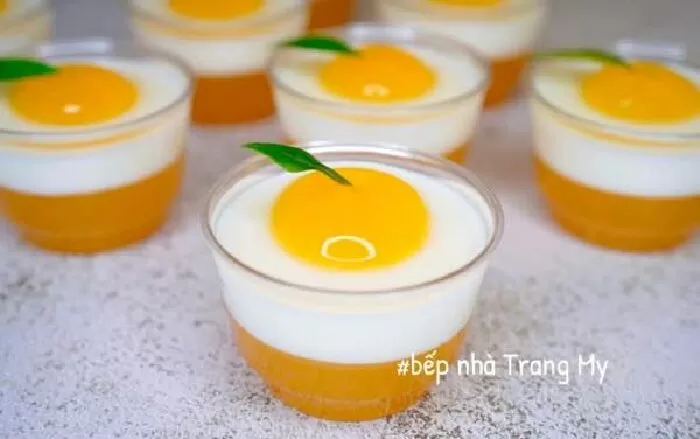 Rau câu chanh leo sữa tươi