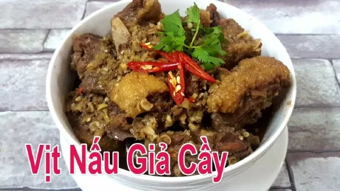 Vịt nấu giả cầy