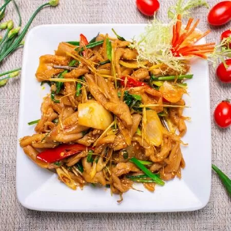 Vịt xào cay