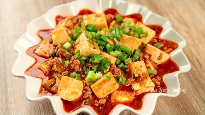 Đậu phụ sốt tứ xuyên