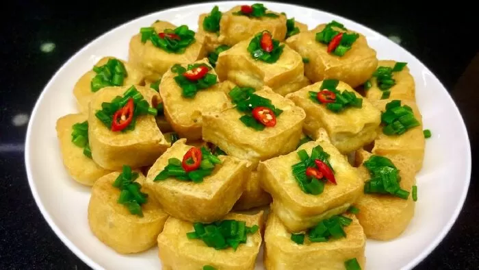 Đậu rán mỡ hành