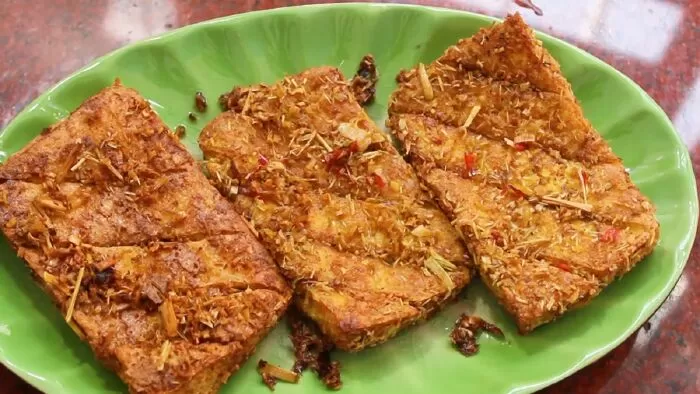 Đậu phụ chiên sả ớt