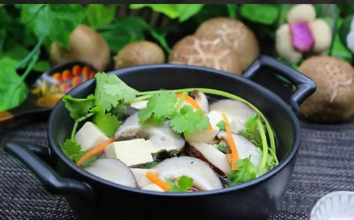 Canh đậu phụ rau củ