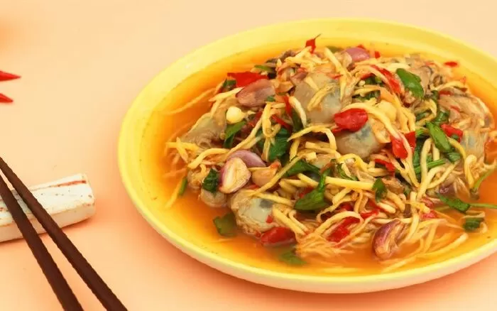 Mì sốt hàu sữa