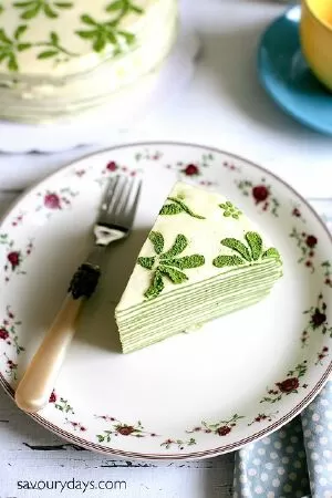 Bánh crepe trà xanh