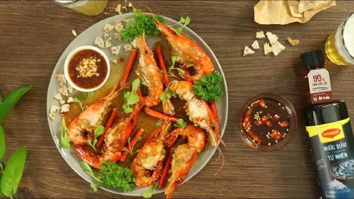 Tôm càng xanh sốt me