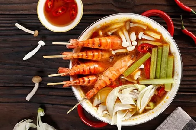 Lẩu tôm càng xanh