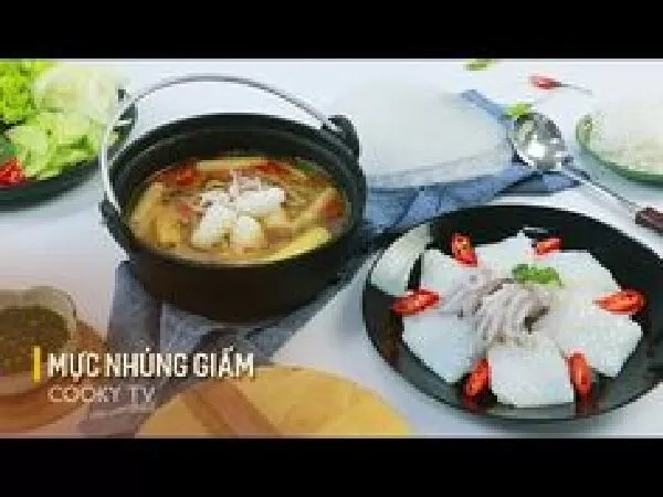 Mực nhúng giấm