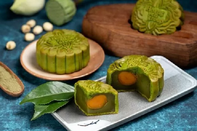 Bánh trung thu nhân trà xanh