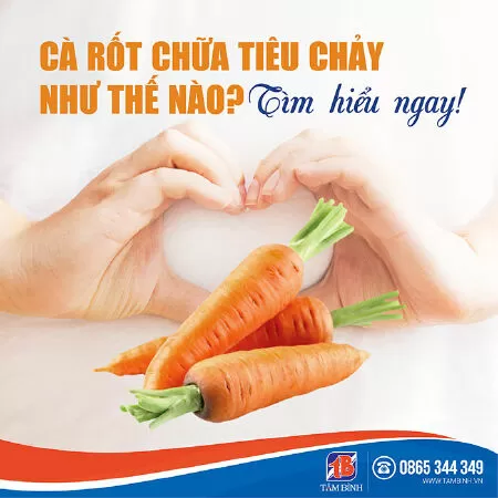 Cà rốt giúp cầm nhanh tiêu chảy ở trẻ