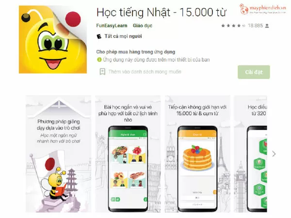App học tiếng Nhật Fun Easy Learn