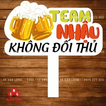 Công ty in ấn Bảo Long - địa chỉ in hashtag cầm tay TP.HCM
