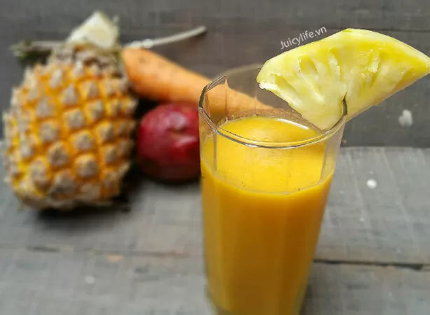 Sinh tố dứa cà rốt