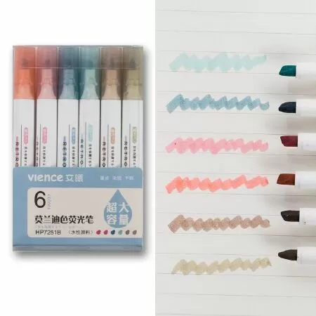 Bút highlight 2 đầu DecorMe - loại bút highlight nhiều màu cực chất