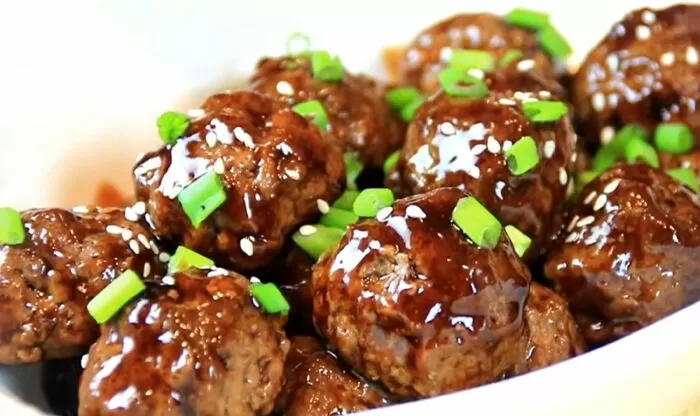 Thịt viên sốt Teriyaki