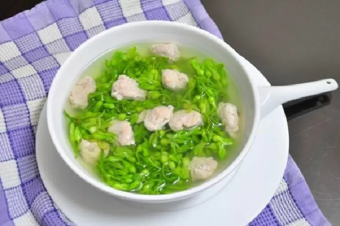 Cồi sò điệp nấu canh