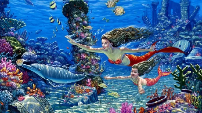 Truyền thuyết nói rằng con người tiến hóa từ nàng tiên cá.