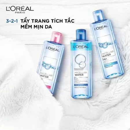 L’Oreal Micellar Water 3-in-1 xanh dương