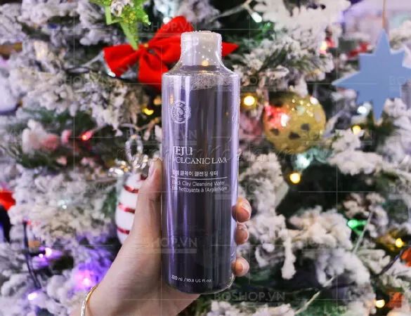 The Face Shop Jeju Volcanic Lava Black Clay Cleansing Water