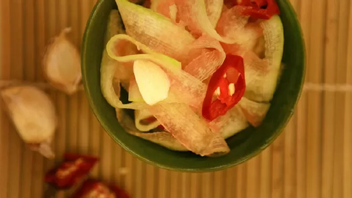 Vỏ dưa hấu ngâm
